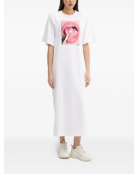 Fiorucci - Lollipop-Print T-Shirt Maxi Dress - Lyst