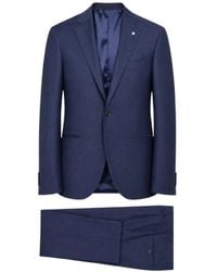 Luigi Bianchi - Single-Breasted Tailored Suit - Lyst
