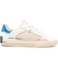 Crime London - Deconstructed Suede Panel Sneakers - Lyst