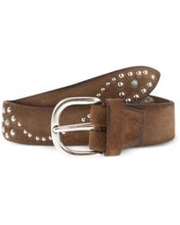 Alberto Luti - Studded Buckle Belt - Lyst