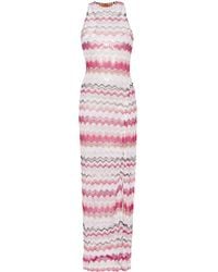 Missoni - Zigzag Pattern Long Cover Up - Lyst