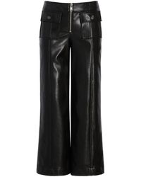 Cinq À Sept - Azure Faux-leather Trousers - Lyst