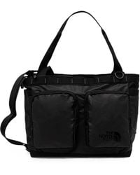 The North Face - Base Camp Voyager Logo-Print Pocket-Detail Tote Bag - Lyst