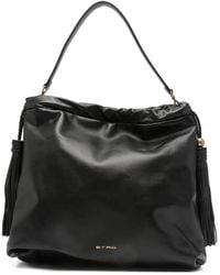 Etro - Large Leather Kalispera Bag With Tassels - Lyst