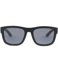 Prada - Linea Rossa Active Sonnenbrille Mit Eckigem Gestell - Lyst