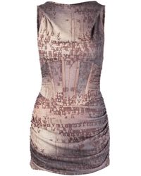 MISBHV - Mini-jurk Met Print - Lyst