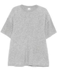 Nanushka - Short-Sleeve Cashmere Knitted T-Shirt - Lyst