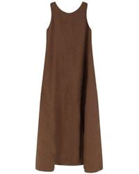 Co.Go - Sleeveless Flared Long Dress - Lyst