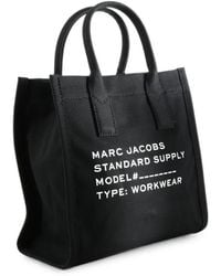 Marc Jacobs - Medium Logo-Print Cotton Tote Bag - Lyst