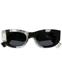 Gucci - Nouvelle Vague Rectangle-Frame Sunglasses - Lyst