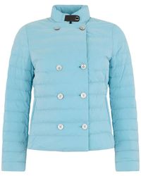 Moorer - Gesteppte Jacke Mit Knöpfen - Lyst