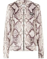 Philipp Plein - Zip Hoodie All-Over Python - Lyst
