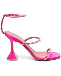 AMINA MUADDI - Gilda Heel Sandals - Lyst