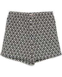 Valentino Garavani - Monogram Bermuda Shorts - Lyst