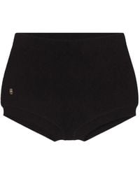 ÉTERNE - High-Waist Geribbelde Shorts - Lyst