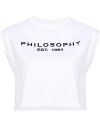 Philosophy Di Lorenzo Serafini - Top With Logo - Lyst