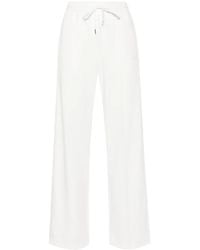 P.A.R.O.S.H. - Straight Broek Met Geborduurd Logo - Lyst