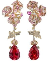 Anabela Chan - 18Kt And Multi-Stone Drop Earrings - Lyst