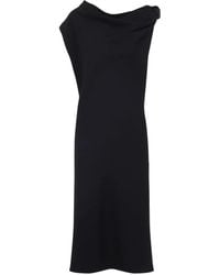 Carven - Draped One-Shoulder Midi Dress - Lyst