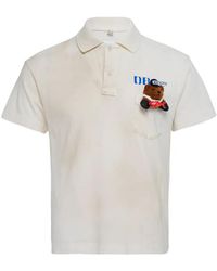Doublet - Bear-Appliqué Polo Shirt - Lyst