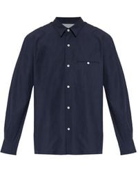 Officine Generale - Button-Fastening Chest-Pocket Shirt - Lyst