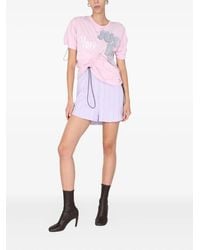 1/OFF - Drawstring Striped Dress - Lyst