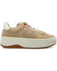 MICHAEL Michael Kors - Dottie Perforated-Logo Low-Top Sneakers - Lyst