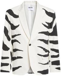 Moschino - Veste En Coton Imprimé Épais - Lyst