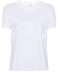 Sandro - Camiseta con logo bordado - Lyst