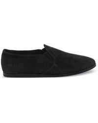 Common Projects - Round Toe Suede Sneakers - Lyst