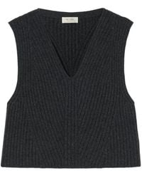 RETORI - Ribbed-Knit V-Neck Vest - Lyst