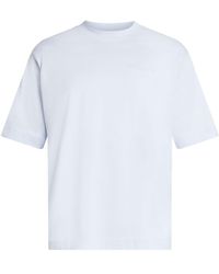 Lacoste - Light Blue Organic Cotton T-shirt - Lyst