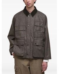Barbour - Corduroy-Collar Multi-Pocket Jacket - Lyst