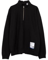 in・stru(men-tal) - Half-Zip Cotton Sweatshirt - Lyst