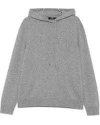 7 For All Mankind - Cashmere Drawstring Hoodie - Lyst