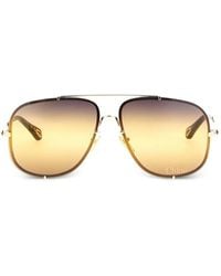 Chloé - Pilot-Frame Sunglasses - Lyst