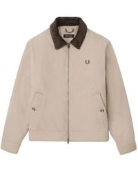 Fred Perry - Corduroy-Collar Jacket - Lyst