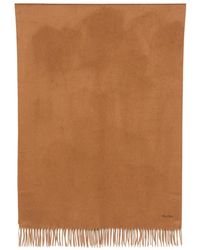 Max Mara - Estola De Cachemira Con Logo - Lyst