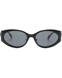 Versace - Ovale Sonnenbrille mit Medusa - Lyst