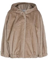 Antonelli - Hooded Faux-Fur Jacket - Lyst