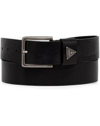 Guess - Logo-Plaque Buckle-Fastening Belt - Lyst