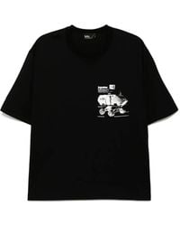 Kolor - T-Shirt Mit Grafischem Print - Lyst