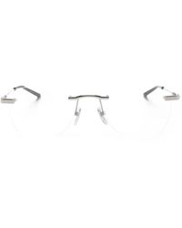 Gucci - Oval-Frame Glasses - Lyst