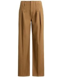 Polo Ralph Lauren - Pleated Wide-Leg Trousers - Lyst