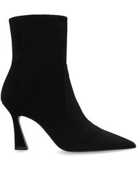 Stuart Weitzman - Vinnie Pointed-Toe Ankle Boots - Lyst