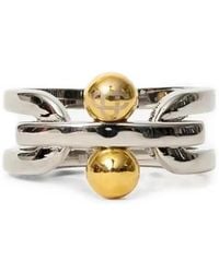 CASABLANCA - Bague Sculpturale C Link - Lyst