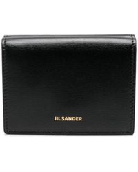 Jil Sander - Tri-fold Leather Wallet - Lyst