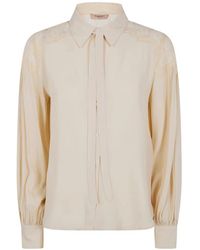 Twinset - Lace-Trim Shirt - Lyst