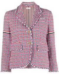 Thom Browne - Giacca A Quadri - Lyst