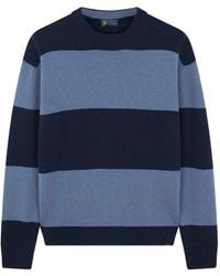 Paul & Shark - Stripe-Pattern Sweater - Lyst
